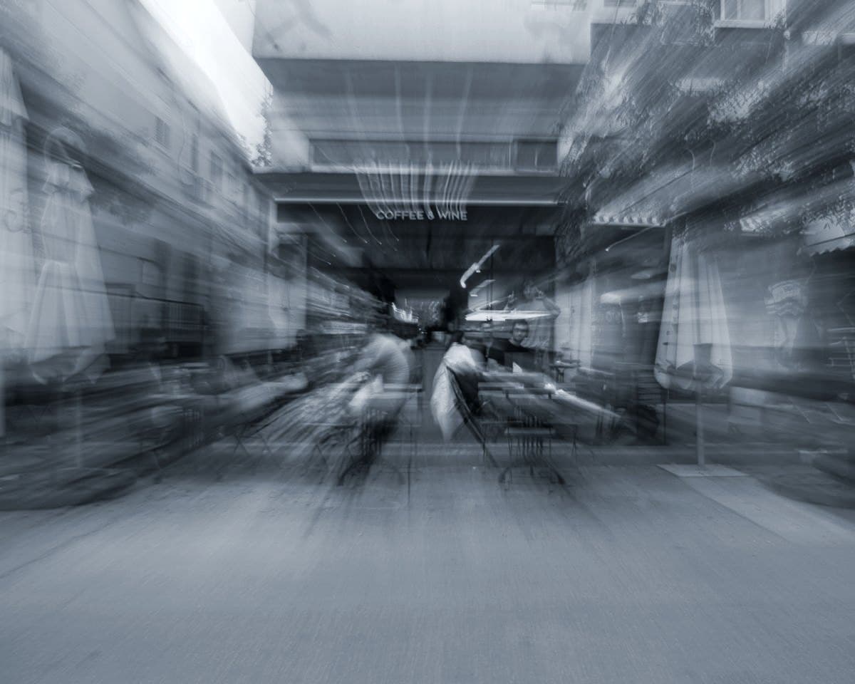 Wayfinding lines pointing forward — mapping where AI pays off